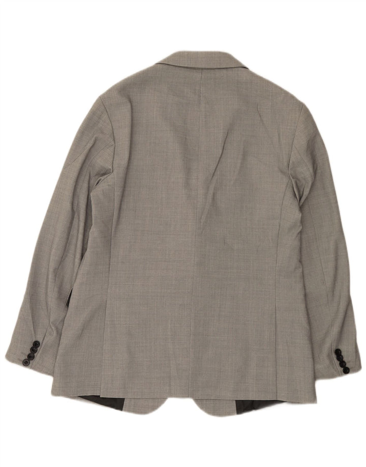Zara Ανδρικό σακάκι μπλέιζερ με 2 κουμπιά EU 50 Medium Grey Polyester