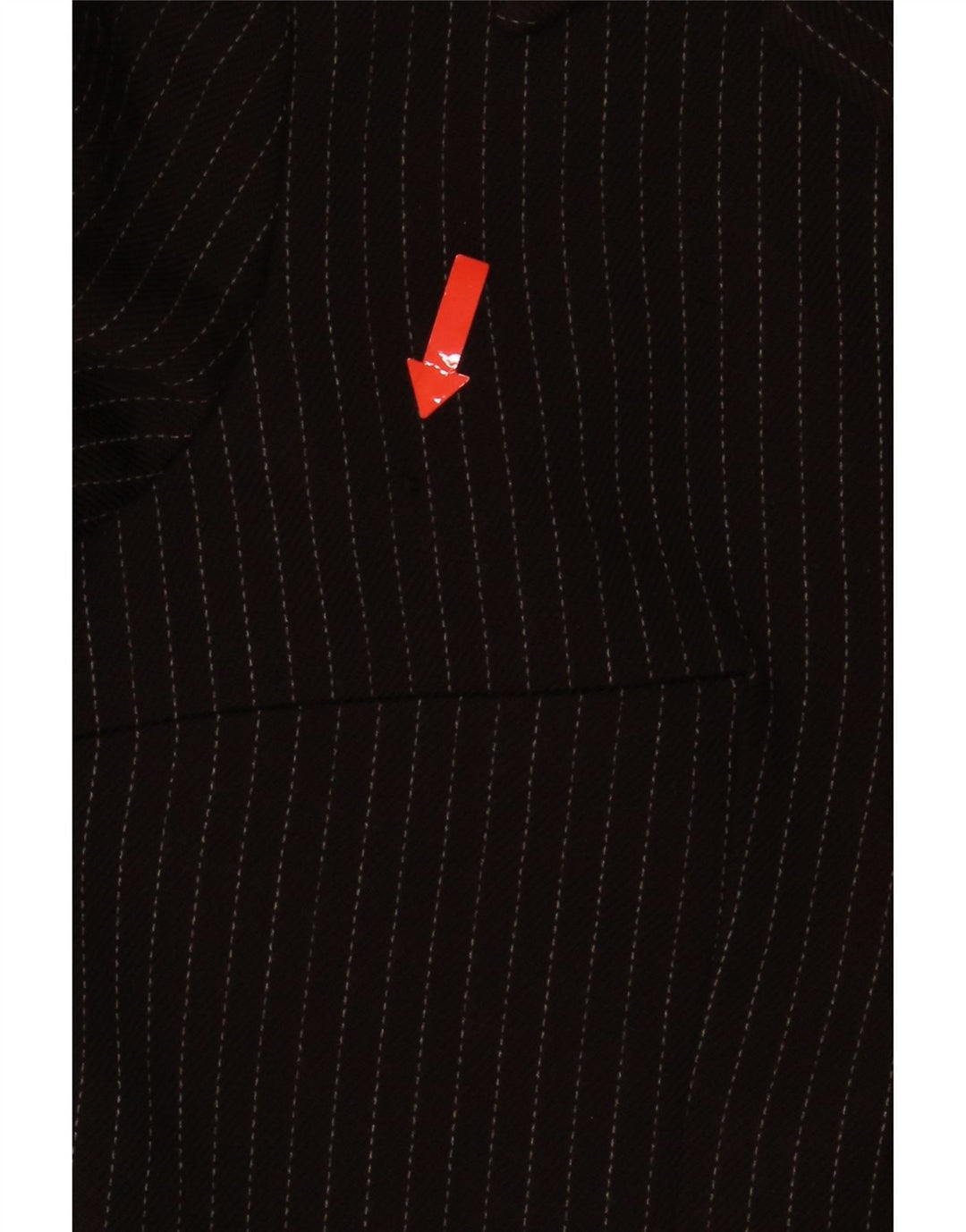 I Gabbiani Γυναικείο Μπουφάν με 4 κουμπιά Blazer IT 44 Μεσαίου καφέ ρίγες