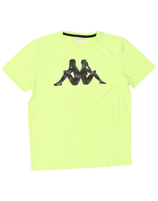 Ανδρικό γραφικό μπλουζάκι Kappa Top Medium Green