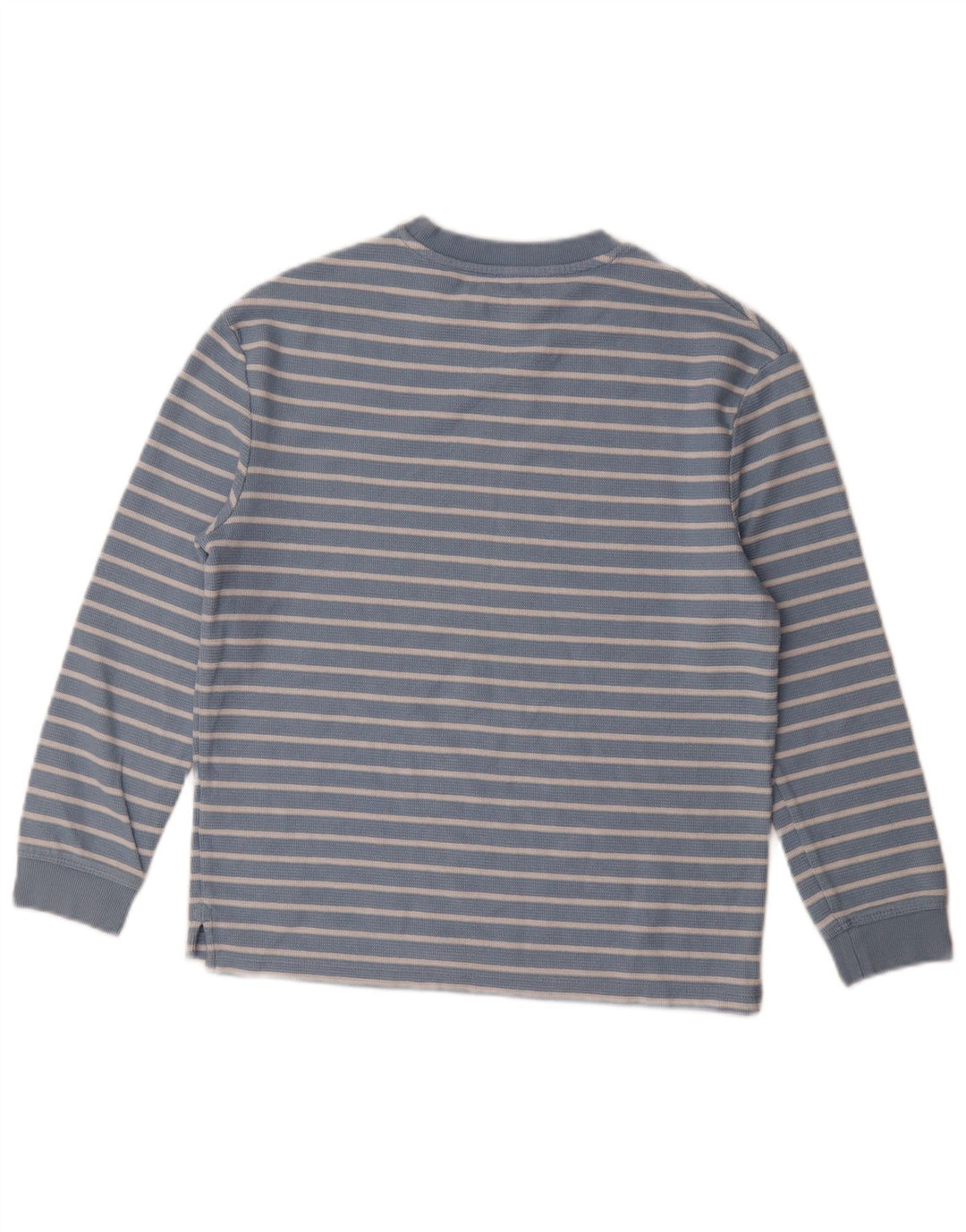 Marks & Spencer Boys Μπλούζα μακρυμάνικη 11-12 ετών Μπλε ριγέ βαμβακερό