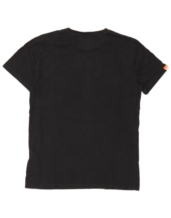 Ανδρικό T-Shirt Superdry Top Μεσαίο μαύρο βαμβακερό