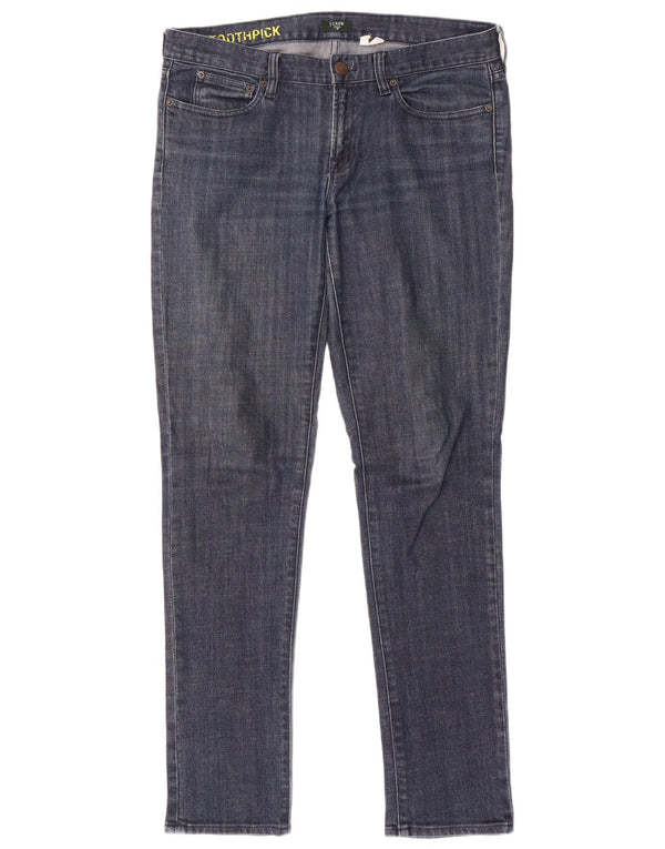 J. Crew Γυναικεία Οδοντογλυφίδα Slim Jeans W30 L33 Blue Cotton