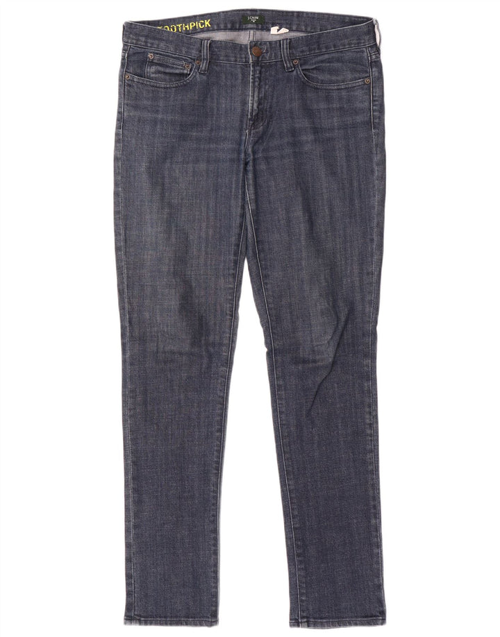 J. Crew Γυναικεία Οδοντογλυφίδα Slim Jeans W30 L33 Blue Cotton