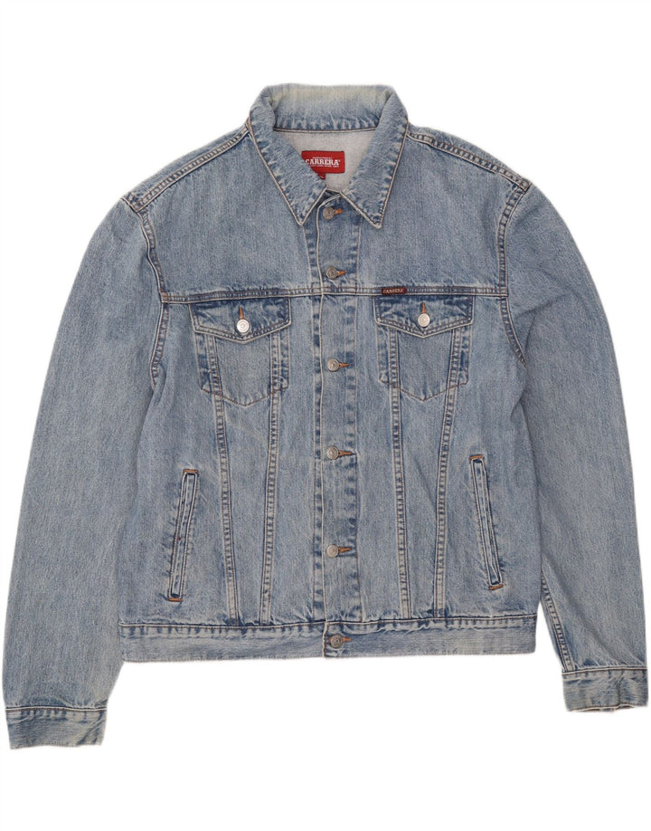 CARRERA Mens Denim Jacket UK 42 XL Blue Vintage Carrera and Second-Hand Carrera from Messina Hembry 