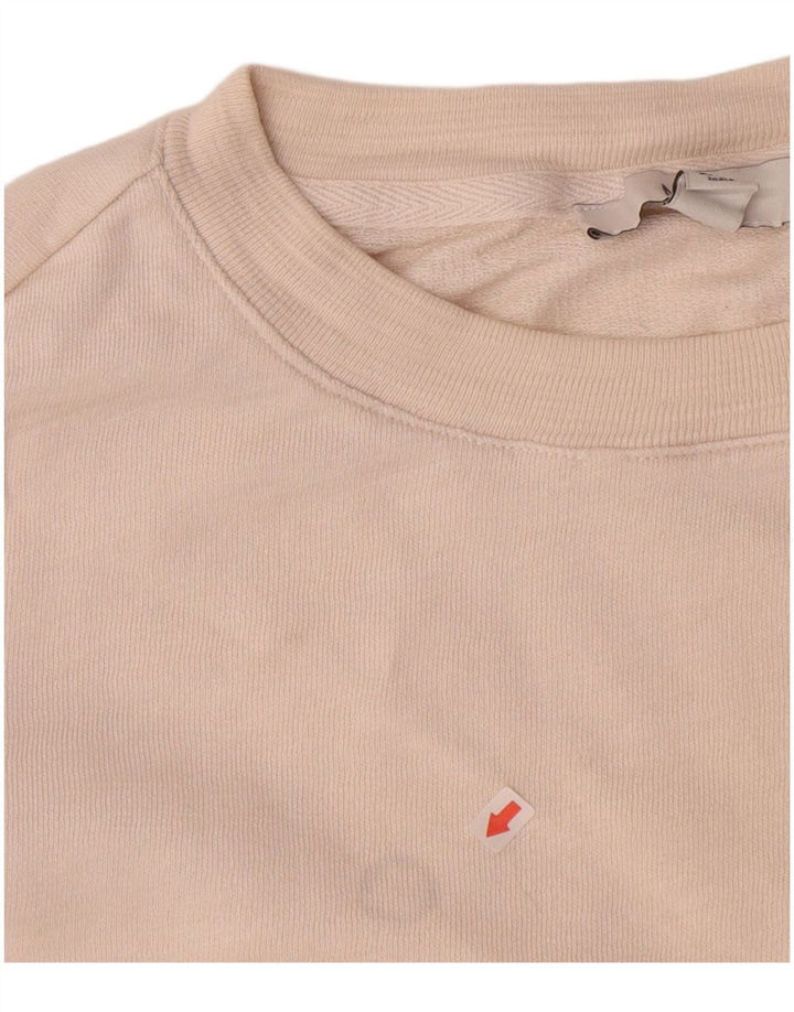 Marks & Spencer Γυναικεία φούτερ Jumper UK 16 Large Beige Tie Dye