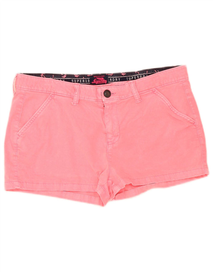 Γυναικείο ζεστό παντελόνι Superdry W34 μεγάλο ροζ βαμβακερό