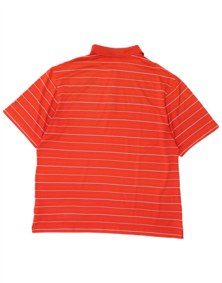 Ανδρικό μπλουζάκι Nike Dri Fit Polo με μεγάλο κόκκινο ριγέ πολυεστέρα