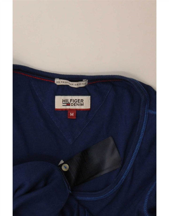 Tommy Hilfiger γυναικείο τοπ μακρυμάνικο UK 12 Medium Navy Blue