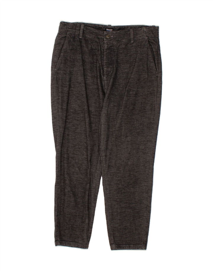BLAUER Mens Slim Chino Trousers W32 L26 Grey Vintage Blauer and Second-Hand Blauer from Messina Hembry 