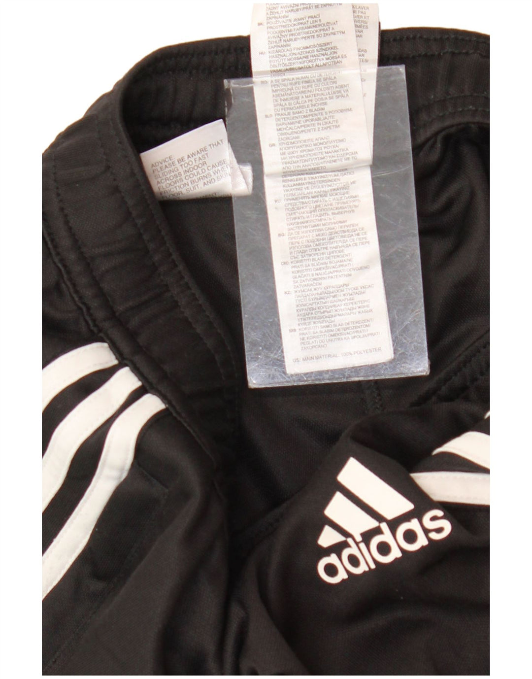 Ανδρική αθλητική φόρμα Adidas, μικρό μαύρο πολυεστέρα