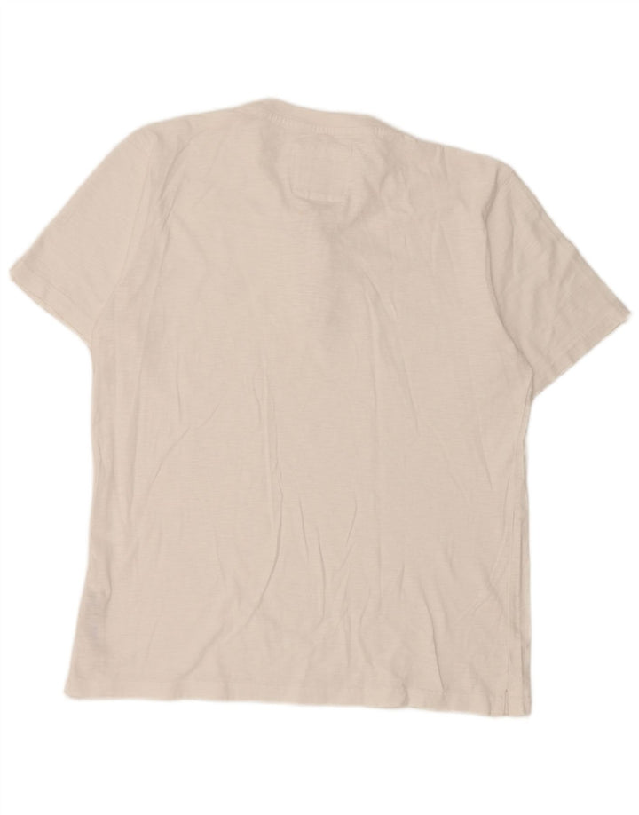 Ανδρικό T-Shirt Fat Face Top μεγάλο λευκό βαμβακερό