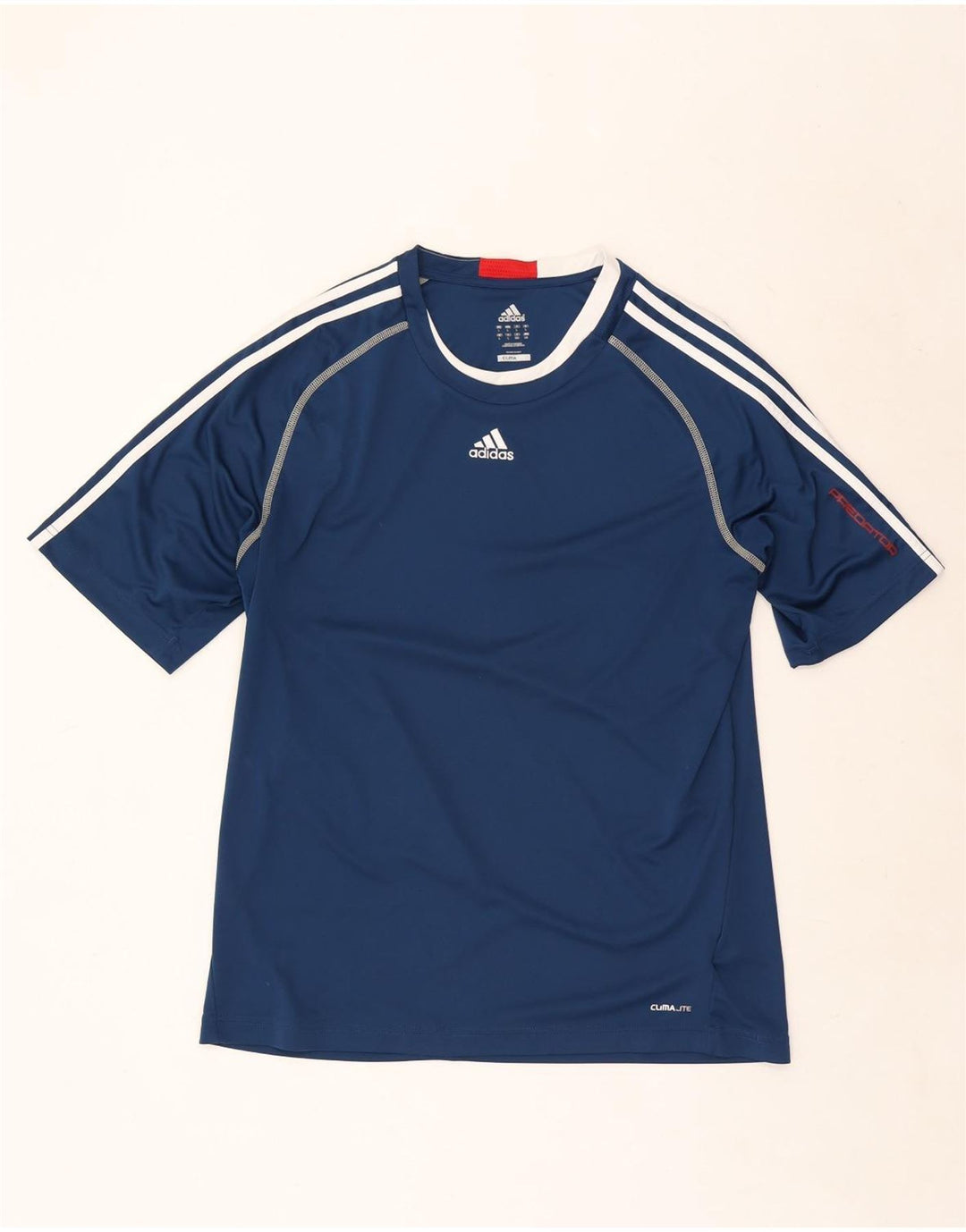 Adidas Ανδρικό T-Shirt Climalite Top Large Navy Blue Polyester