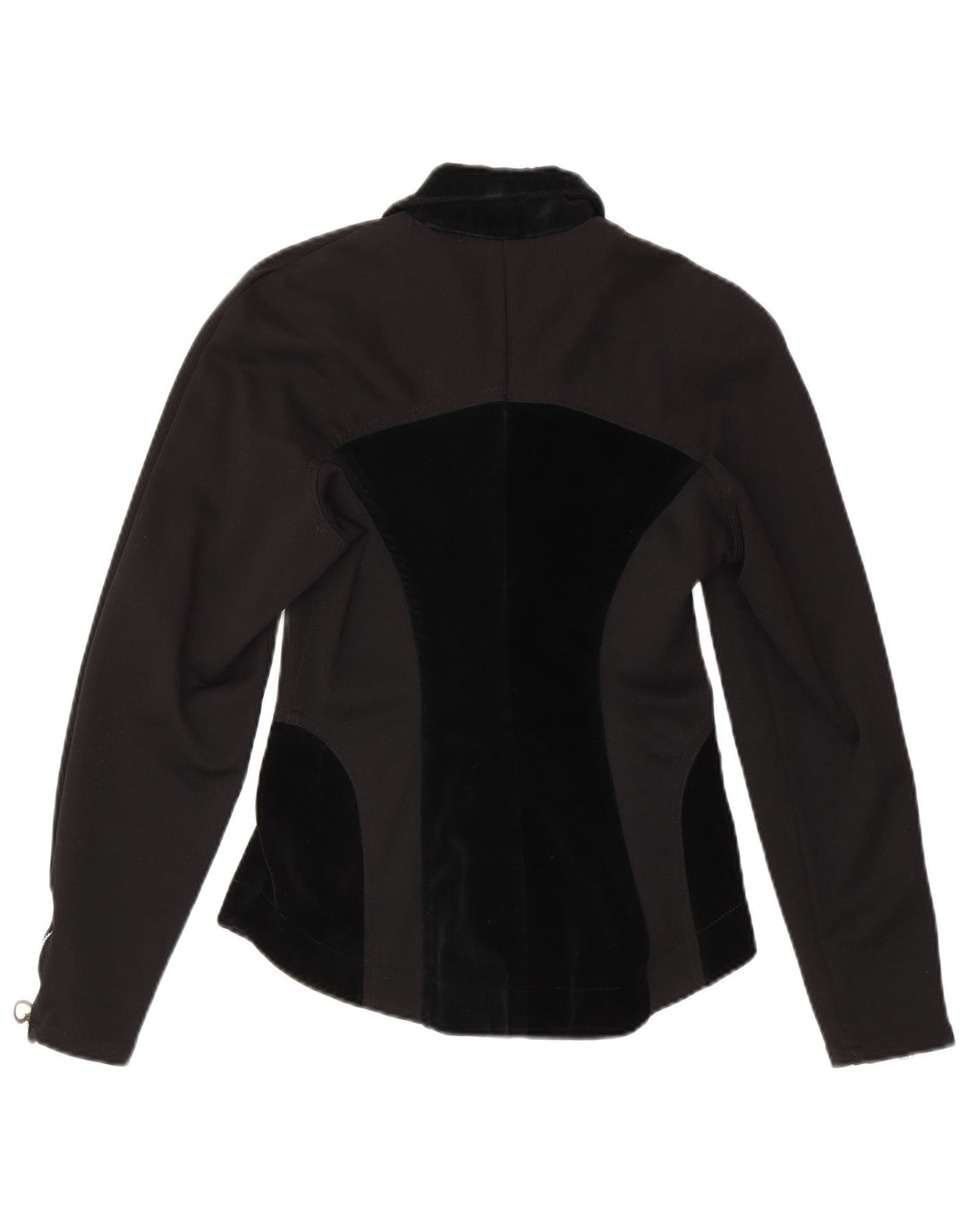 Maille Γυναικείο Μπλουζον Μπουφάν UK 8 Small Black Colourblock Nylon