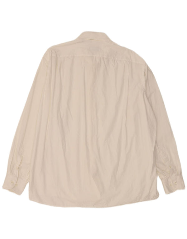 Ανδρικό πουκάμισο Hugo Boss Μέγεθος 44 17 1/2 XL Λευκό βαμβακερό