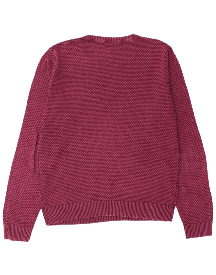 Ανδρικό πουλόβερ Marlboro Classics Crew Neck Jumper Μεγάλο Βουργουνδί