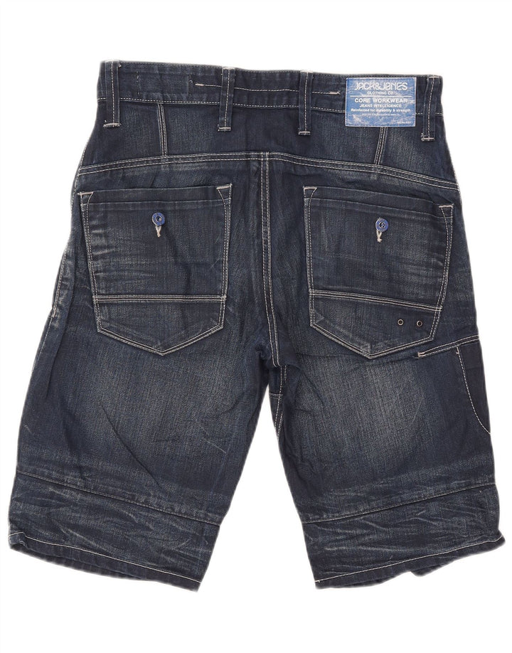 Ανδρικό τζιν σορτς Jack & Jones Cargo Medium W32 Navy Blue βαμβακερό