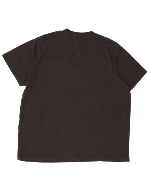Eddie Bauer Ανδρικό T-Shirt Top 2XL Μαύρο βαμβακερό