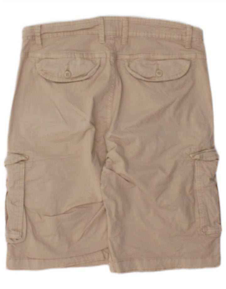 Jack & Jones Ανδρικό σορτς Cargo Small W29 Μπεζ βαμβακερό