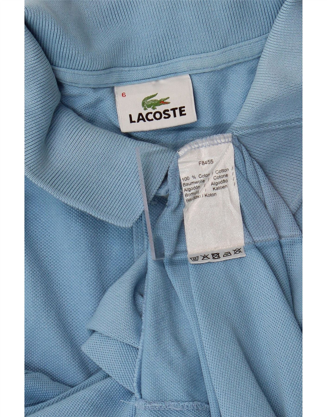 Ανδρικό μπλουζάκι πόλο LACOSTE 6 XL Μπλε βαμβακερό
