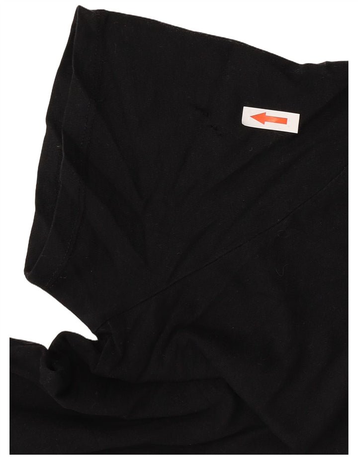 Zara Γυναικείο T-Shirt Top UK 16 Large Black