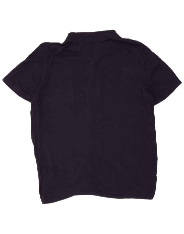 Ανδρικό κοντομάνικο πουκάμισο Zara XL Navy Blue Rayon