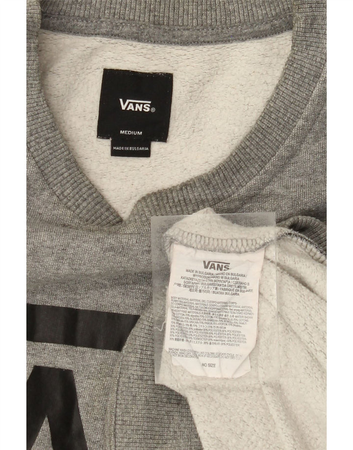 Ανδρικό γραφικό φούτερ VANS Jumper Μεσαίο γκρι βαμβακερό
