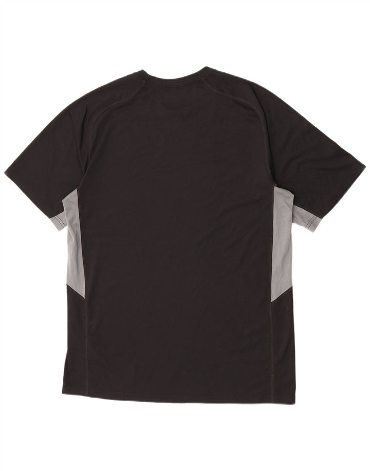 Ανδρικό T-shirt Nike Dri Fit Top Large Black Colorblock Πολυεστέρας