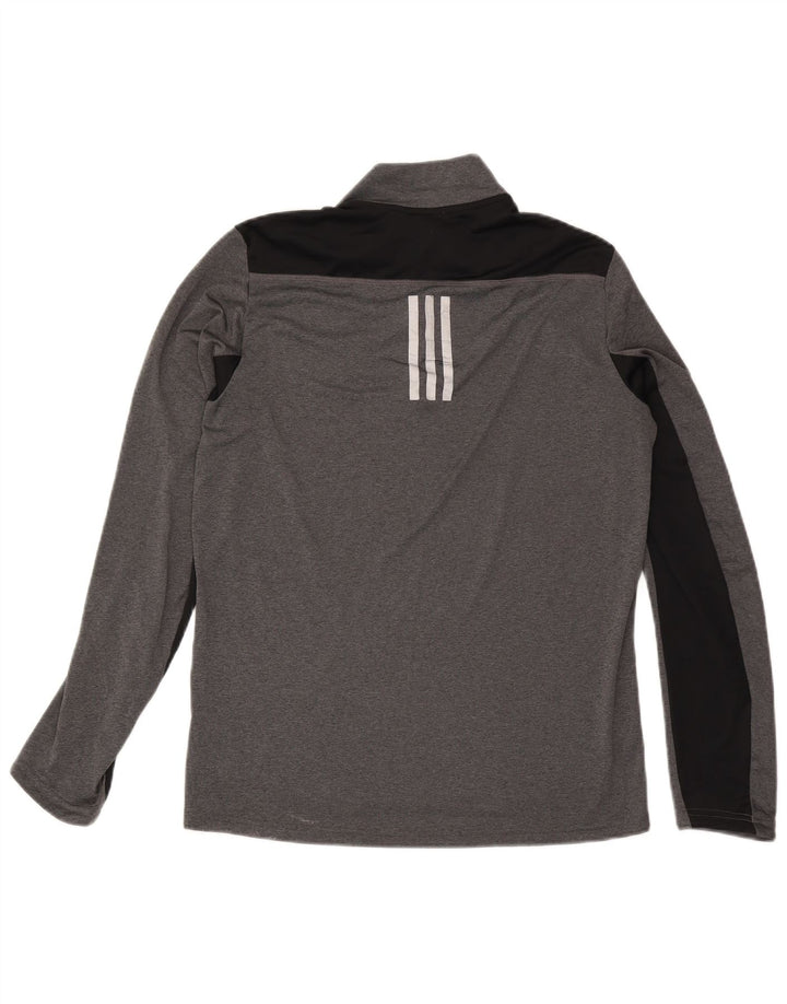 Adidas Ανδρική φόρμα πουλόβερ Aeroready Top Medium Grey Colourblock