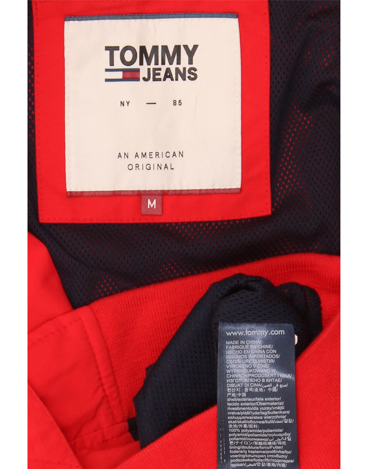Tommy Jeans Ανδρικό Bomber Jacket UK 38 Medium Red Polyester