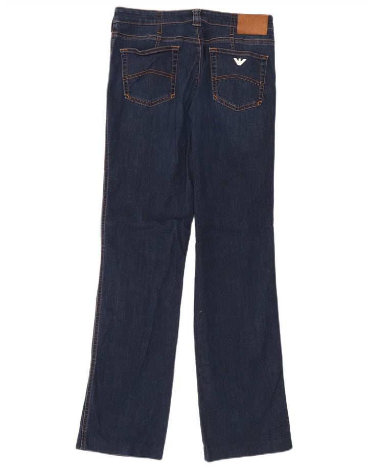 Armani Γυναικείο Straight Jeans W31 L32 Navy Blue Cotton