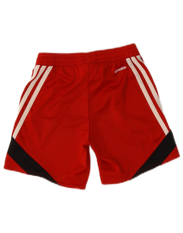 Αθλητικό σορτς Adidas Boys Climalite 7-8 ετών Small Red Colourblock