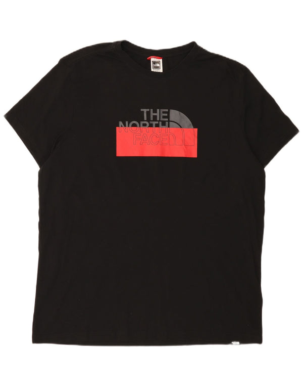 Ανδρικό γραφικό T-Shirt North Face Top XL Μαύρο βαμβακερό