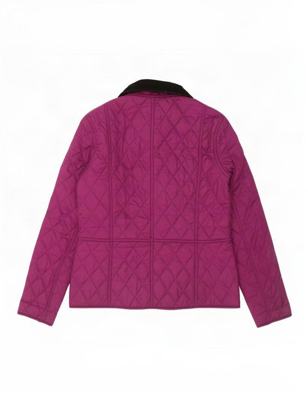 Γυναικείο καπιτονέ μπουφάν Barbour UK 8 Small Purple Polyester
