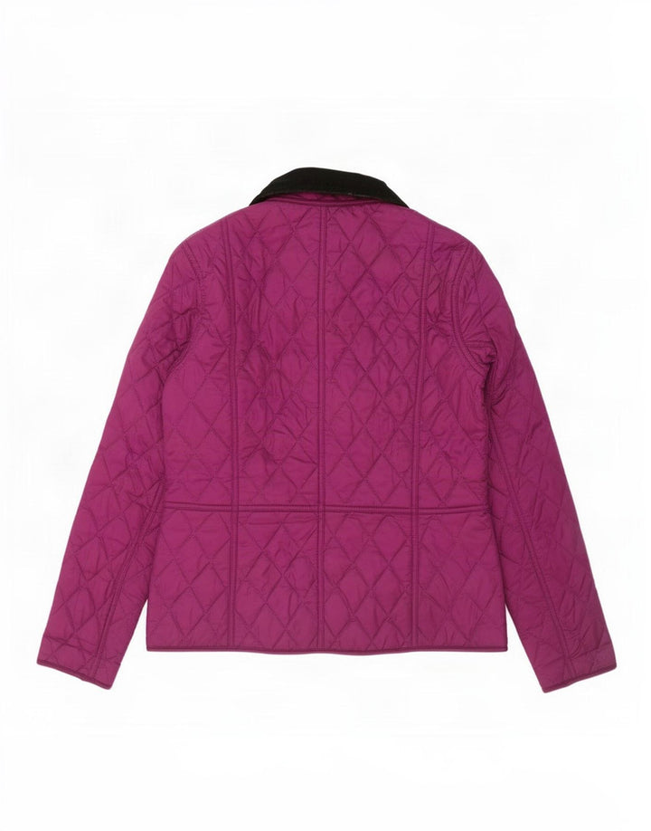 Γυναικείο καπιτονέ μπουφάν Barbour UK 8 Small Purple Polyester