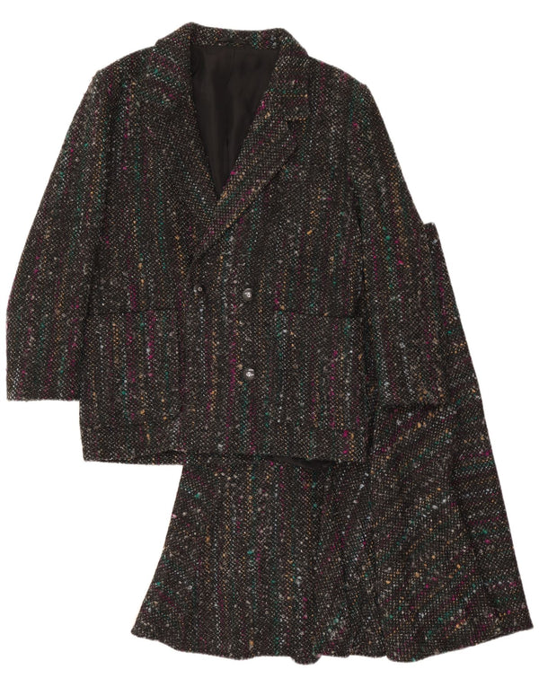 Vintage γυναικείο σετ φούστας 2 τεμαχίων EU 40 Medium W28 Grey Flecked