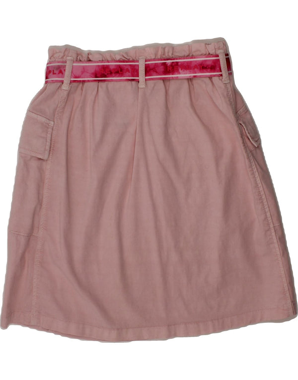 REPLAY Girls Cargo Skirt 11-12 Years W24  Pink Cotton