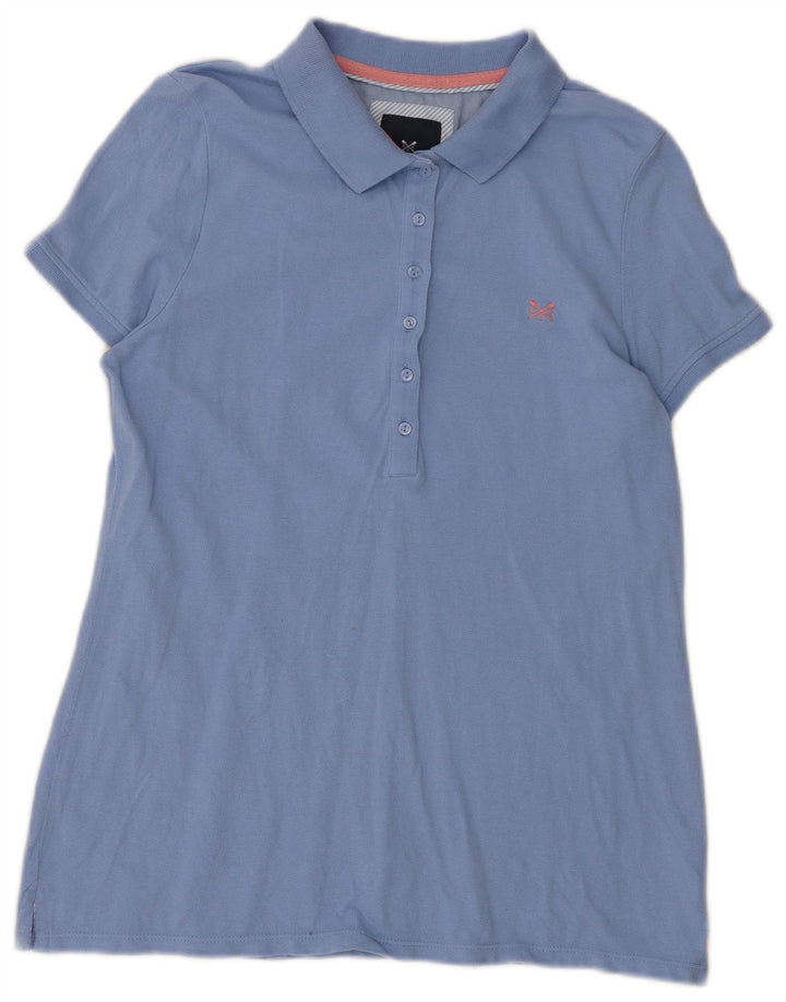 Γυναικείο μπλουζάκι πόλο Crew Clothing UK 14 Medium Blue