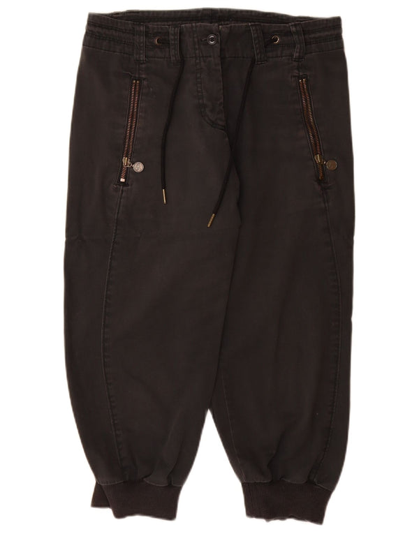 NIKE Womens Joggers Capri Trousers UK 10 Small W28 L22 Black