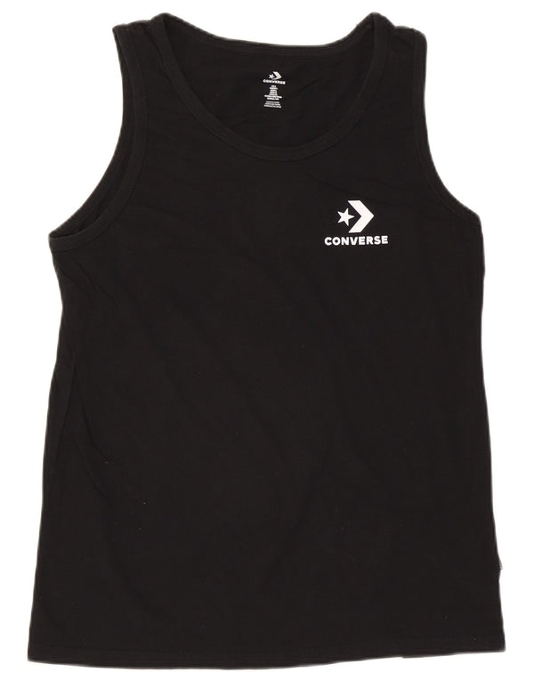 Ανδρικό γιλέκο CONVERSE Top Large Μαύρο Βαμβακερό