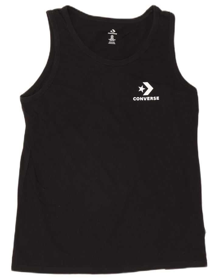 Ανδρικό γιλέκο CONVERSE Top Large Μαύρο Βαμβακερό