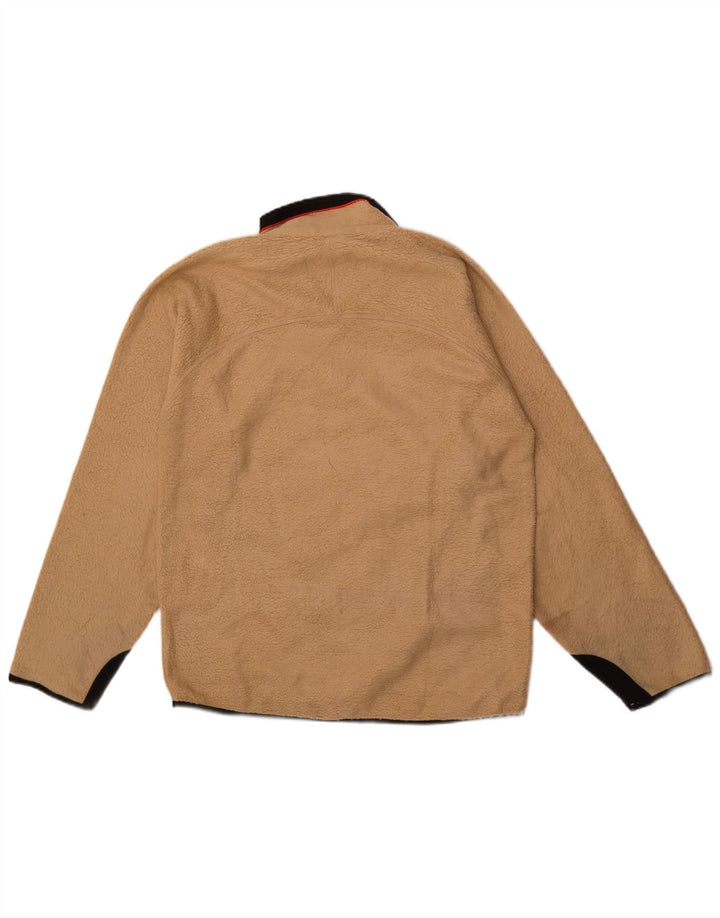 Fila Ανδρικό Fleece Jacket UK 36 Small Beige Colourblock Polyester