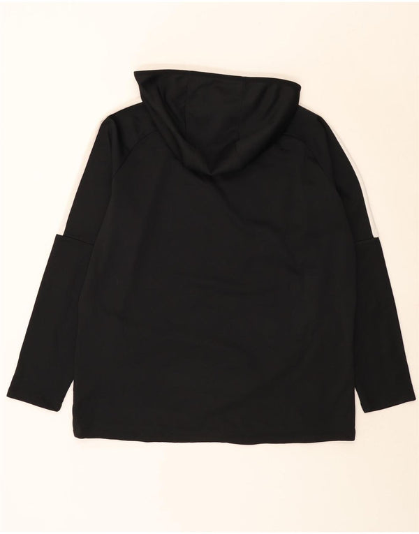 Ανδρική μπλούζα Nike Dri Fit με κουκούλα, μακρυμάνικο XL, μαύρο χρώμα, πολυεστέρας