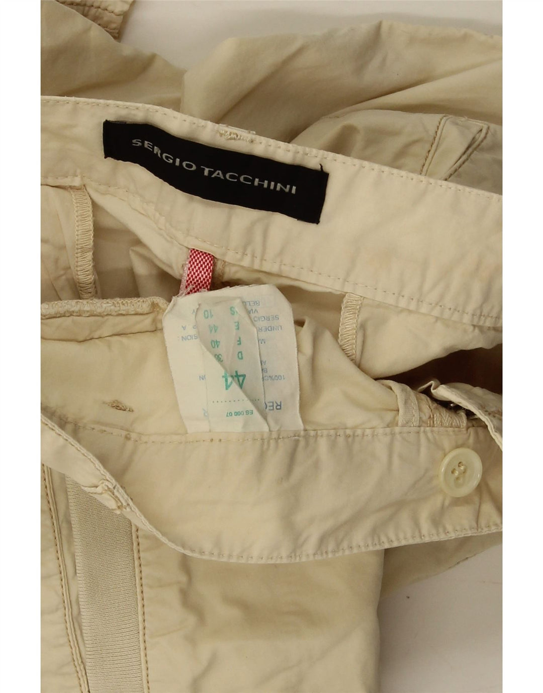 SERGIO TACCHINI Γυναικείο σορτς Chino EU 44 XL W36 Μπεζ βαμβακερό