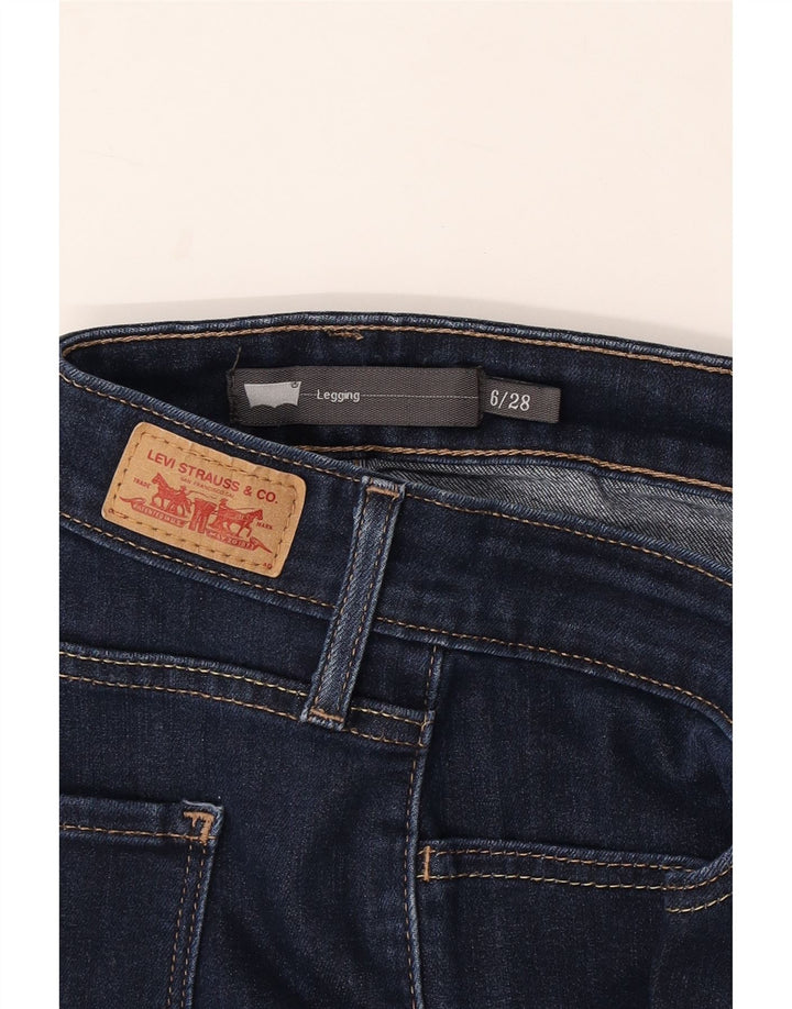 LEVI'S Γυναικείο κολάν Skinny Jeans US 6 Medium W28 L27 Μπλε βαμβακερό