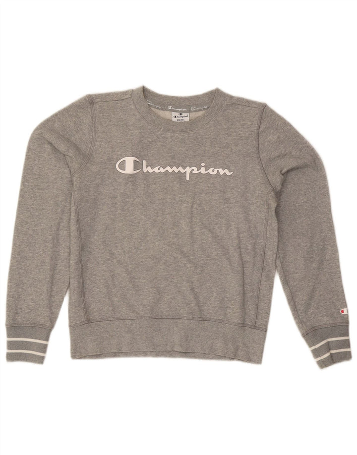 Champion Γυναικεία Γραφική Φούτερ Jumper UK 10 Small Grey