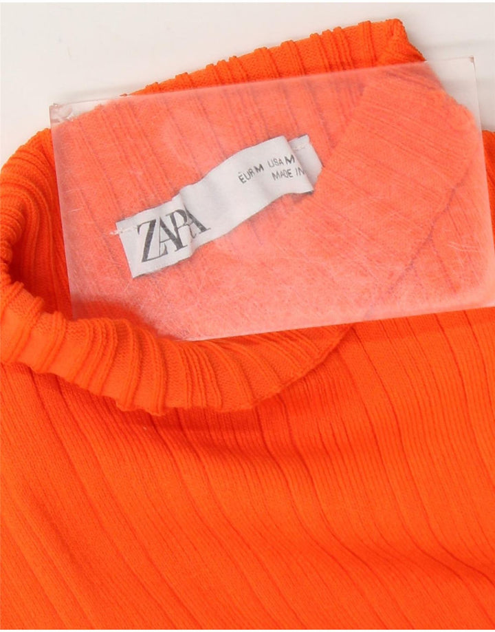 ZARA Γυναικείο Ολόσωμο Ολόσωμο Ολόσωμο UK 12 Medium Orange Nylon