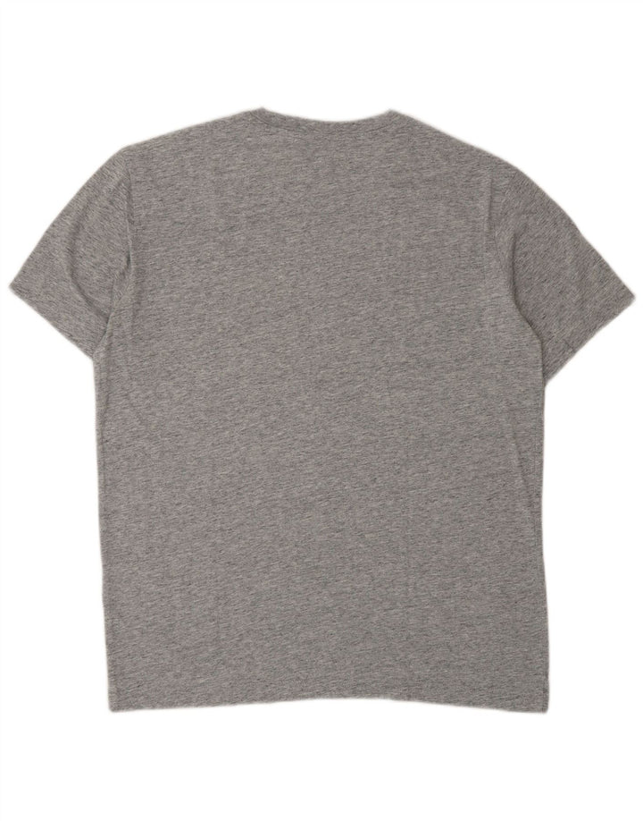 Ανδρικό γραφικό T-Shirt CHAMPION Τοπ μεσαίου γκρι βαμβακερό