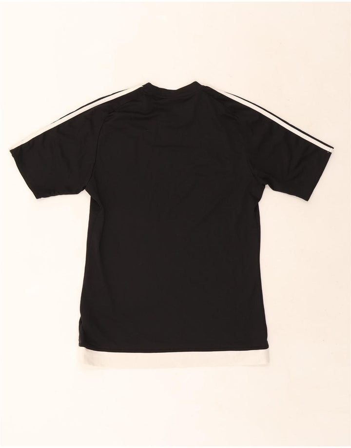 Adidas Ανδρικό T-Shirt Climalite Top Small Black Colourblock Πολυεστέρας