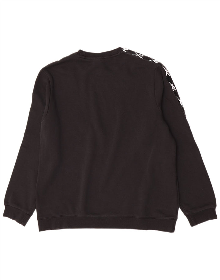 Ανδρικό γραφικό φούτερ Reebok Jumper XL Μαύρο βαμβακερό