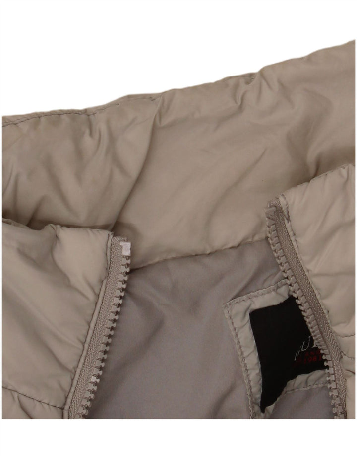GUESS Γυναικείο μπουφάν UK 16 Large Beige Polyester